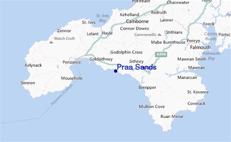 prada sand|map of praa sands Cornwall.